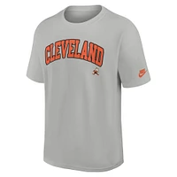 Men's Nike  Silver Cleveland Browns Rewind Max90 Statement T-Shirt