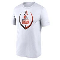 Men's Nike White Cleveland Browns Icon Legend Performance T-Shirt