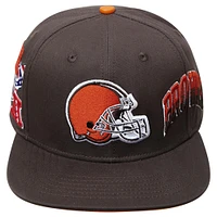 Men's Pro Standard Brown Cleveland Browns Hometown Snapback Hat