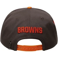 Men's Pro Standard Brown Cleveland Browns Hometown Snapback Hat