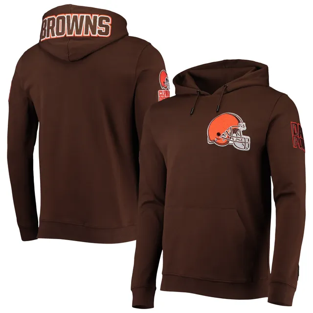 Cleveland Browns Starter Draft Fleece Raglan Pullover Hoodie - Brown in  2023