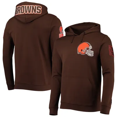 Cleveland Browns Pro Standard Logo Pullover Hoodie - Brown