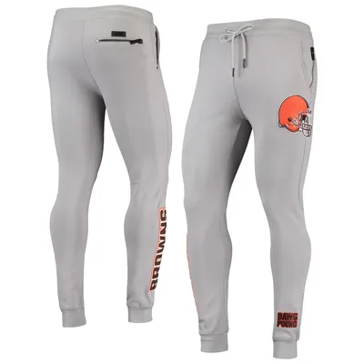 Cleveland Browns Pro Standard Logo Jogger Pants - Gray