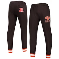 Pantalon de jogging en polaire Cleveland Browns Blitz Starter Brown pour homme