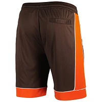 Men's Starter Brown Cleveland Browns Throwback Fan Favorite Shorts