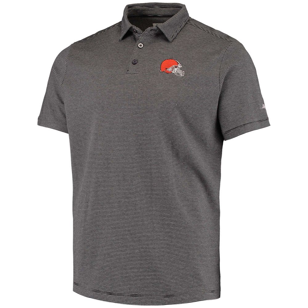 Men's Tommy Bahama Black Cleveland Browns Sport Pacific Shore Polo