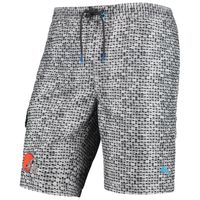 Men's Tommy Bahama Gray Cleveland Browns Baja Geo Wave Swim Shorts