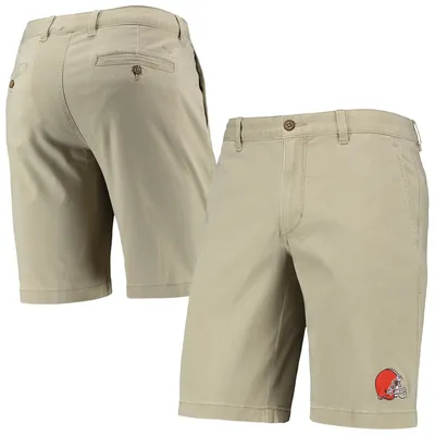 Cleveland Browns Tommy Bahama Boracay Tri-Blend Shorts - Khaki