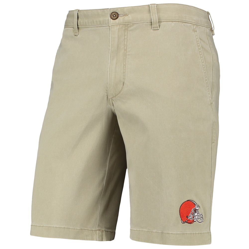 Men's Tommy Bahama Khaki Cleveland Browns Boracay Tri-Blend Shorts