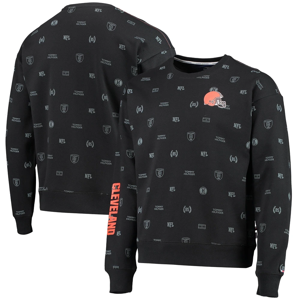 Sweat Tommy Hilfiger Cleveland Browns Reid graphique pour homme noir