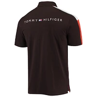 Polo Tommy Hilfiger Cleveland Browns Logan pour homme, marron/orange