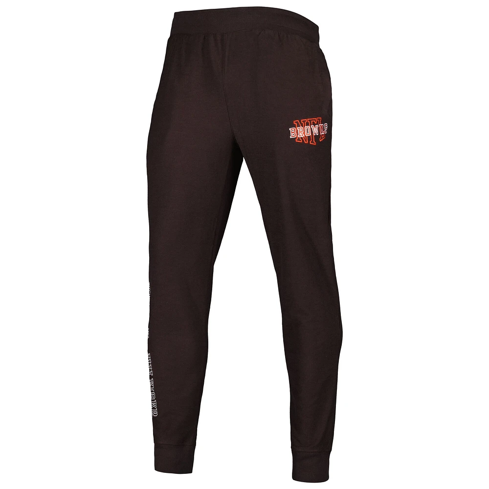 Pantalon de jogging Mason Cleveland Browns Tommy Hilfiger marron pour homme