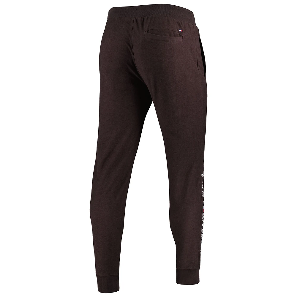 Pantalon de jogging Mason Cleveland Browns Tommy Hilfiger marron pour homme