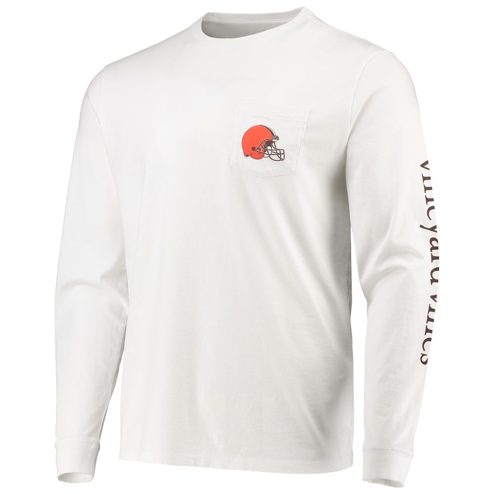 Vineyard Vines White Tennessee Titans Team Whale Helmet T-Shirt