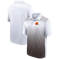 Polo Sandlot Game blanc/marron pour homme des Cleveland Browns