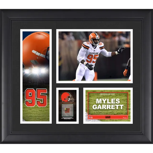 Lids Myles Garrett Cleveland Browns Fanatics Authentic Framed 15' x 17'  Player Collage with a Piece of Game-Used Football