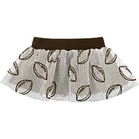 Ensemble trois pièces body, jupe et chaussons Newborn Heather Grey/Brown Cleveland Browns All Dolled Up
