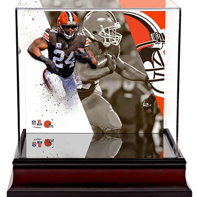 Étui de luxe pour mini casque des Cleveland Browns de Nick Chubb