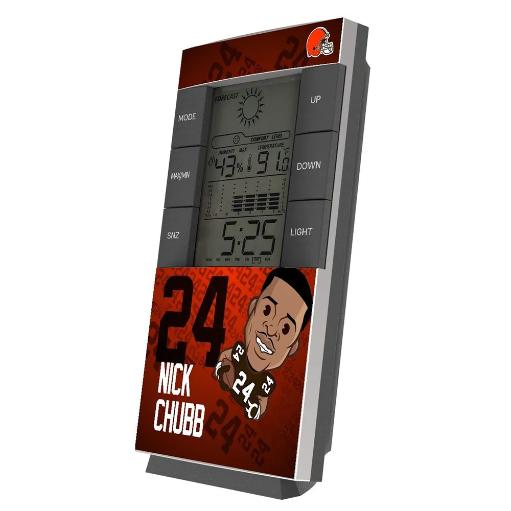 Nick Chubb Cleveland Browns Emoji Design Wireless Charger & Mouse Pad