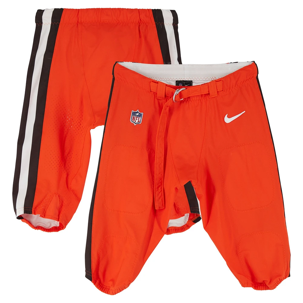 Nick Chubb Cleveland Browns Game-Used Orange Nike Pants vs. Pittsburgh Steelers on December 8, 2024