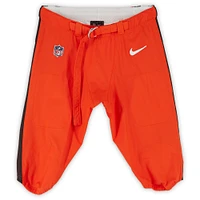 Nick Chubb Cleveland Browns Game-Used Orange Nike Pants vs. Pittsburgh Steelers on December 8, 2024