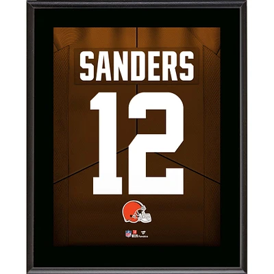 Shedeur Sanders Cleveland Browns 10.5" x 13" Jersey Number Sublimated Player Plaque