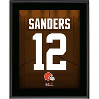 Shedeur Sanders Cleveland Browns 10.5" x 13" Jersey Number Sublimated Player Plaque