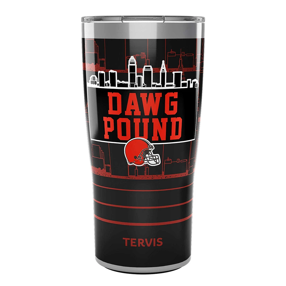 Tervis Cleveland Browns 20oz. Gobelet en acier inoxydable avec couvercle coulissant Dawg Pound