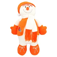 The Memory Company Cleveland Browns Mascotte de bonhomme de neige givré 43,2 cm