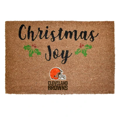 The Memory Company Paillasson des Fêtes Cleveland Browns 23 po x 35 po