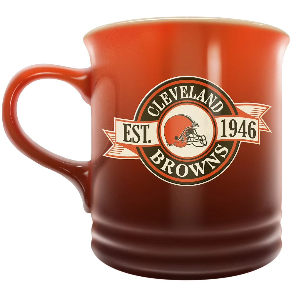 The Sports Vault Cleveland Browns 14 oz. Stoneware Mug