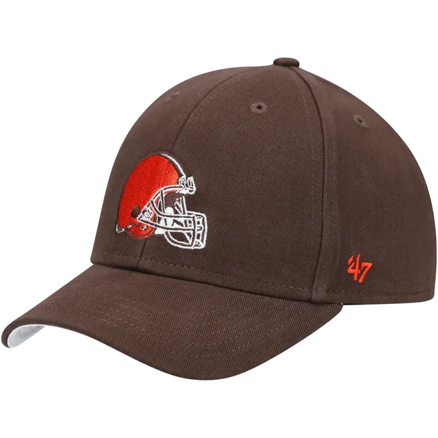 Men's '47 Cream Cleveland Browns Crossroad MVP Adjustable Hat