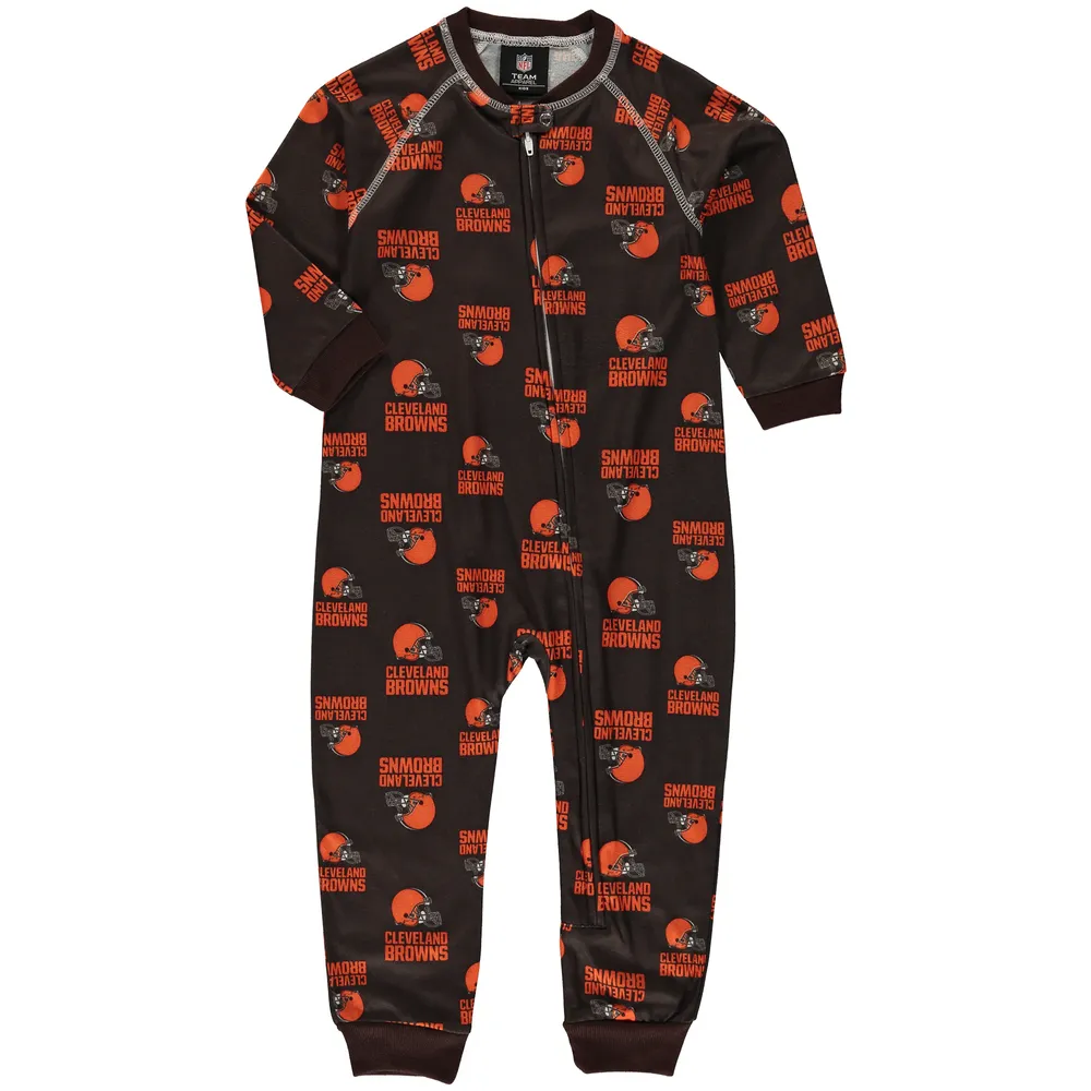 NFL Cleveland Browns Toddler Boys' Poly Fleece Hooded Sweatshirt - 4T