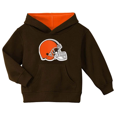 Sweat à capuche marron Cleveland Browns Prime pour tout-petit