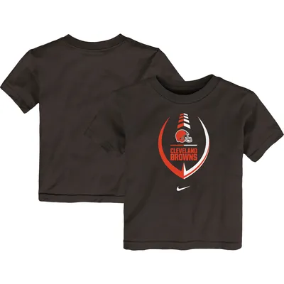 Cleveland Browns Nike Toddler Football Wordmark T-Shirt - Brown