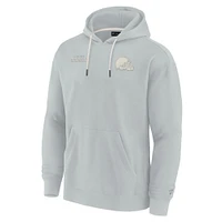 Sweat à capuche unisexe Fanatics gris Cleveland Browns Elements en polaire super douce