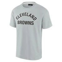 Unisex Fanatics Gray Cleveland Browns Elements Super Soft Short Sleeve T-Shirt