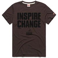 Unisex Homage Brown Cleveland Browns 2024 Inspire Change Tri-Blend T-Shirt