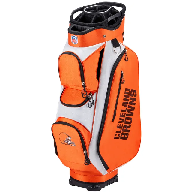 Lids Cleveland Browns Wilson Cart Golf Bag - Orange/White