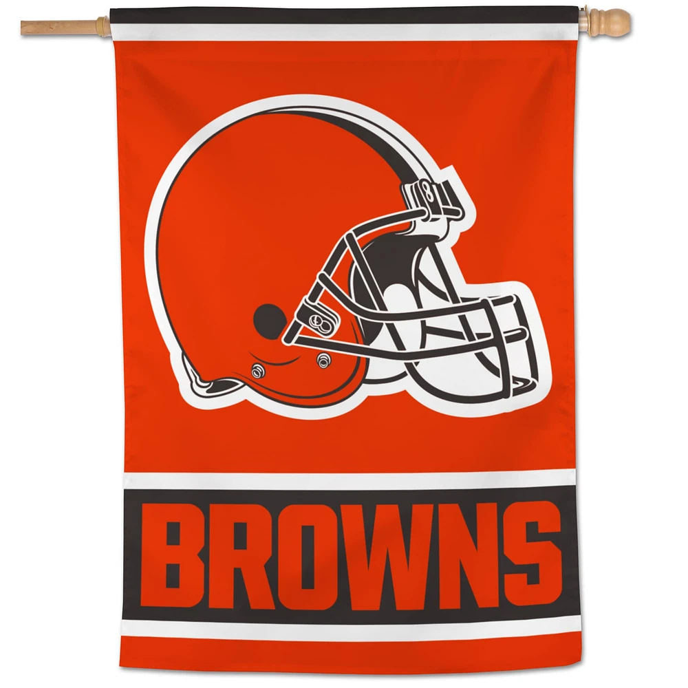 WinCraft Cleveland Browns Bannière verticale simple face avec logo principal 28" x 40"