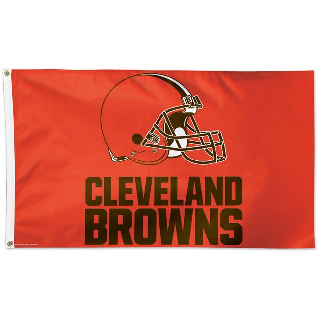 WinCraft Cleveland Browns 3' x 5' Deluxe - Drapeau simple face