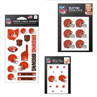 Ensemble de tatouages ​​sans eau WinCraft Cleveland Browns 4" x 7"