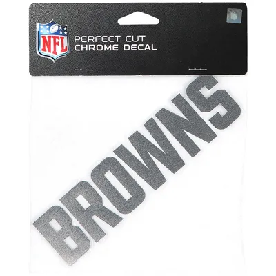 CLEVELAND BROWNS LOGO ELF BROWNIE DIE CUT DECAL