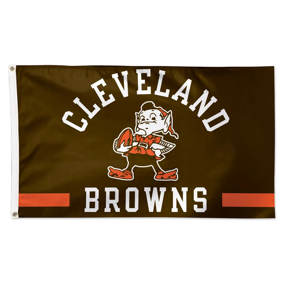 Cleveland Browns WinCraft Brownie The Elf Historic Logo 4 x 5 Perfect Cut  Team Logo Decal