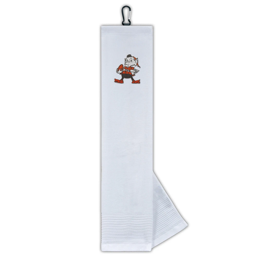 WinCraft Cleveland Browns Face/Club Tri-Fold Golf Towel