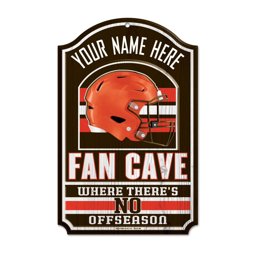 Cleveland Browns Helmet Wood Sign 