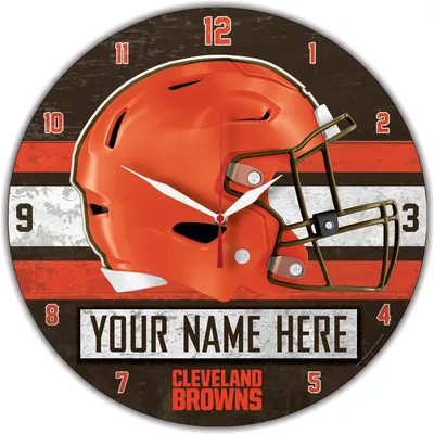 Cleveland Browns WinCraft Personalized 14'' Round Wall Clock