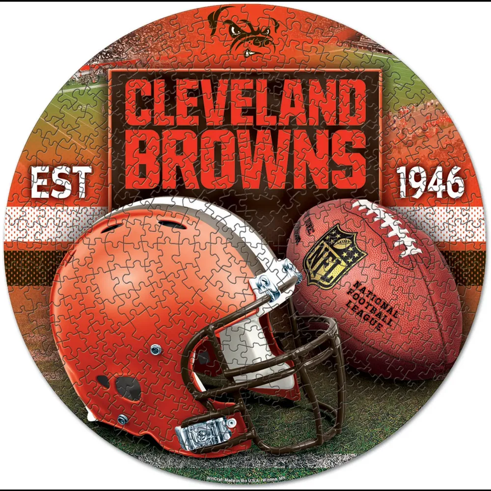 Cleveland Browns WinCraft Round 500-Piece Puzzle