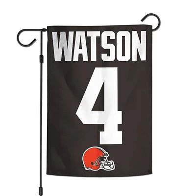 WinCraft Deshaun Watson Cleveland Browns 12" x 18" Player Double-Sided Garden Flag