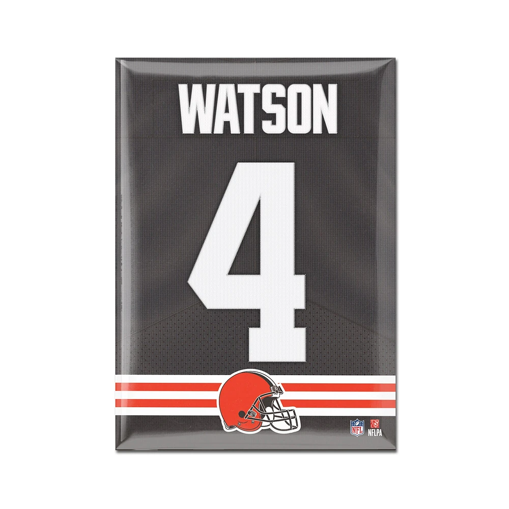 WinCraft Deshaun Watson Cleveland Browns Aimant de joueur 6,3 x 8,9 cm